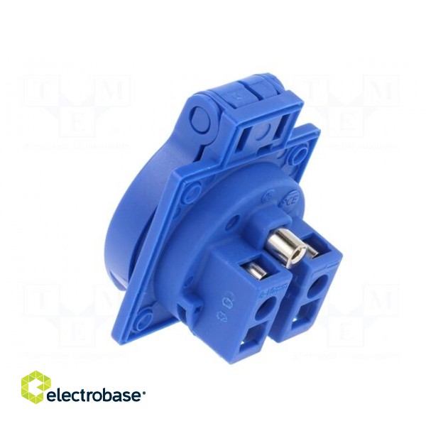 Connector: AC supply | socket | 2P+PE | 250VAC | 16A | blue | PIN: 3 paveikslėlis 5