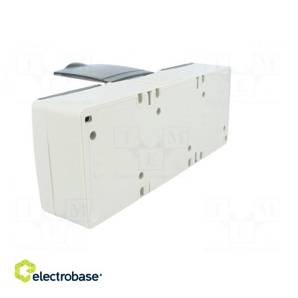 Connector: AC supply | socket | 2P+PE | 250VAC | 16A | grey | PIN: 3 | IP44 paveikslėlis 4