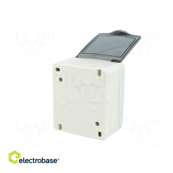 Connector: AC supply | socket | 2P+PE | 250VAC | 16A | grey | PIN: 3 | IP44 image 6