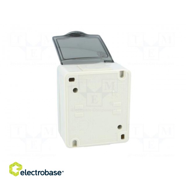 Connector: AC supply | socket | 2P+PE | 250VAC | 16A | grey | PIN: 3 | IP44 image 5