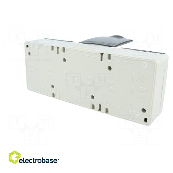 Connector: AC supply | socket | 2P+PE | 250VAC | 16A | grey | PIN: 3 | IP44 paveikslėlis 5