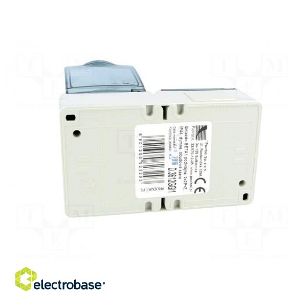 Connector: AC supply | socket | 2P+PE | 250VAC | 16A | grey | PIN: 3 | IP44 paveikslėlis 7