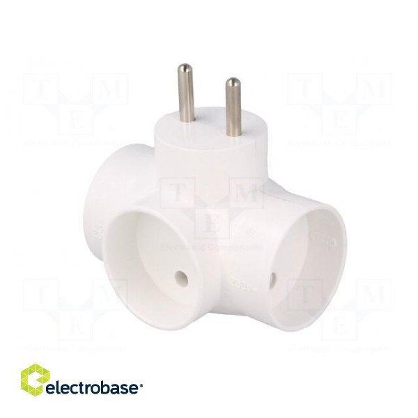 Connector: AC supply | splitter | 2P | Type: round,with backlight paveikslėlis 2