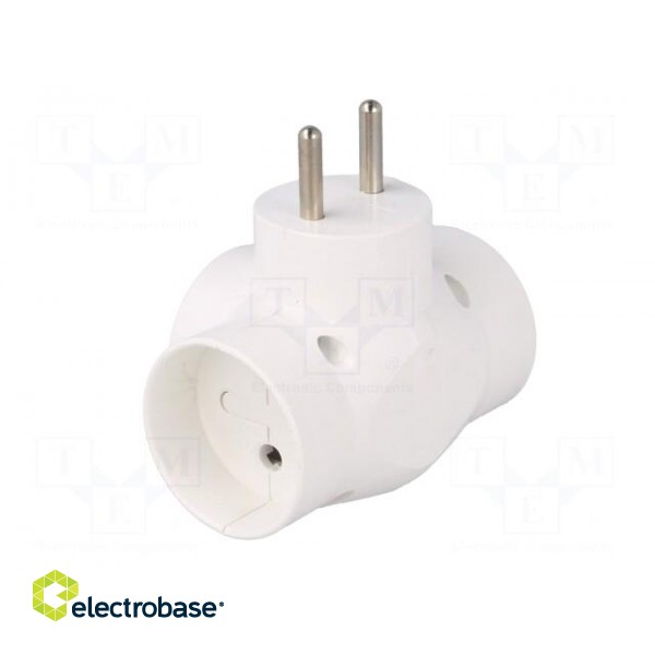 Connector: AC supply | splitter | 2P | Type: round,with backlight paveikslėlis 4