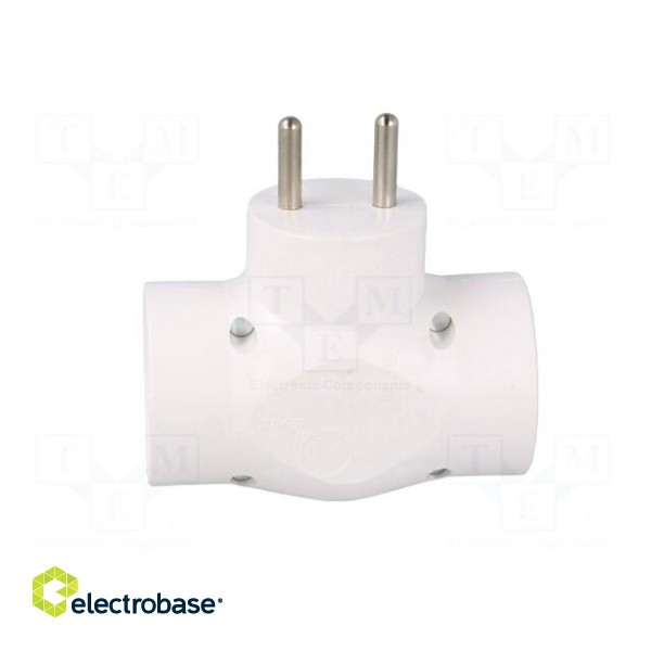 Connector: AC supply | splitter | 2P | Type: round,with backlight paveikslėlis 5