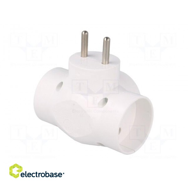 Connector: AC supply | splitter | 2P | Type: round,with backlight image 6