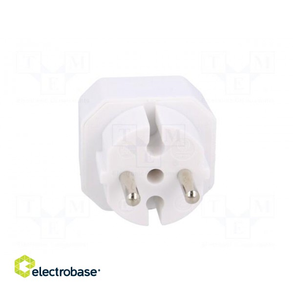 Plug socket strip: protective | Sockets: 2 | Colour: white image 5