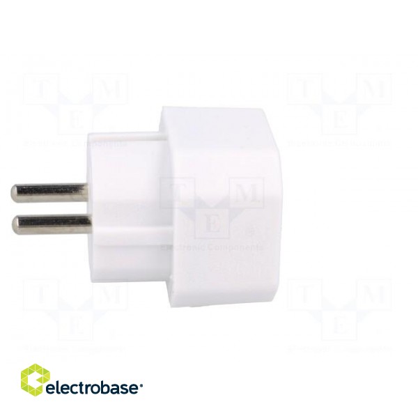 Plug socket strip: protective | Sockets: 2 | Colour: white image 7