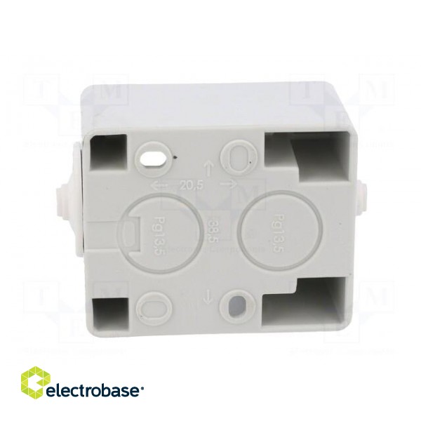 Connector accessories: housing | grey | surface-mounted paveikslėlis 5