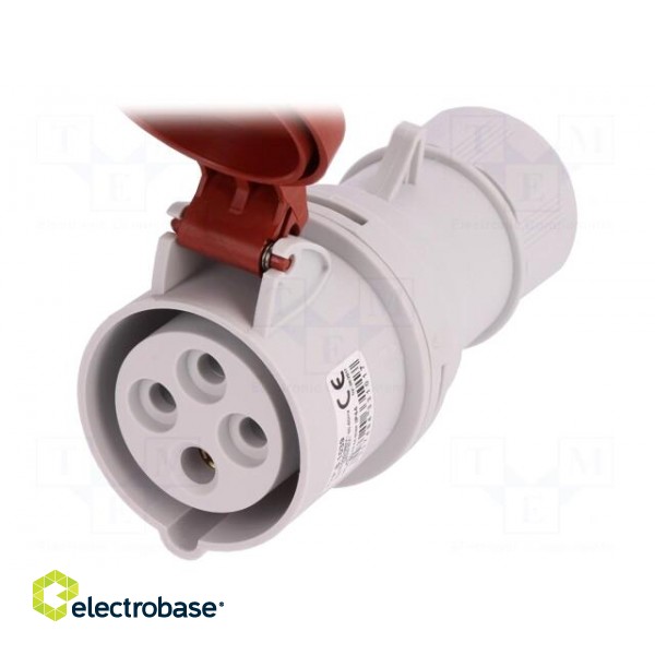 Connector: AC supply 3-phase | plug | female | 16A | 400VAC | IEC 60309 image 1