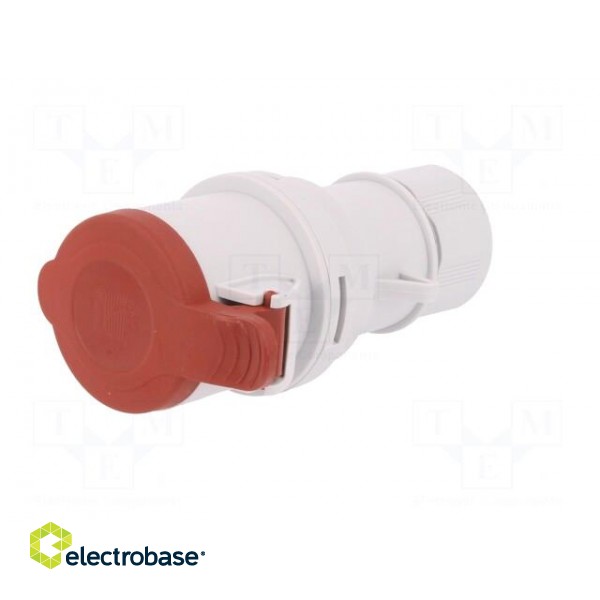 Connector: AC supply 3-phase | plug | female | 16A | 400VAC | IEC 60309 image 2