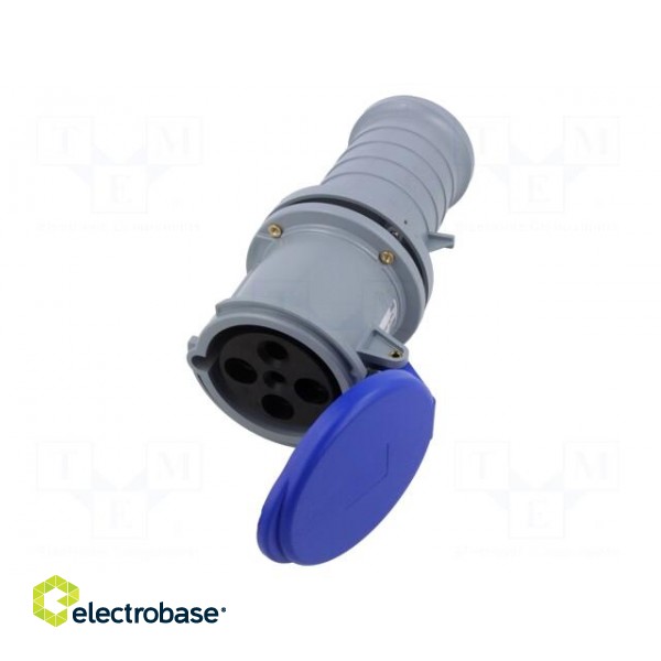 Connector: AC supply 3-phase | plug | female | 63A | 250VAC | IEC 60309 фото 2