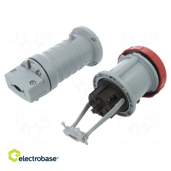 Connector: AC supply 3-phase | plug | female | 63A | 415VAC | IEC 60309 paveikslėlis 2