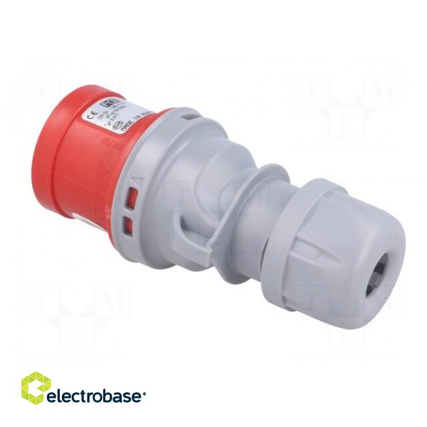 Connector: AC supply 3-phase | plug | male | 16A | 400VAC | IEC 60309 paveikslėlis 4