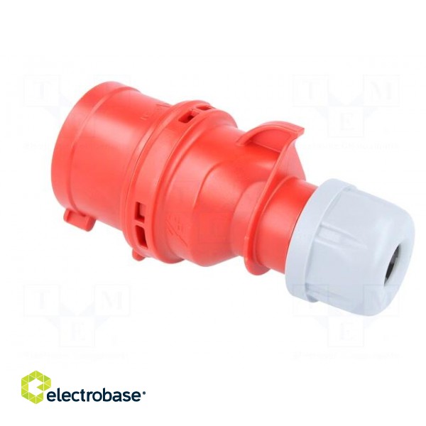 Connector: AC supply 3-phase | plug | male | 16A | 400VAC | IEC 60309 фото 4