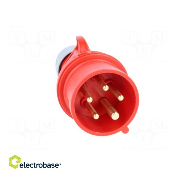 Connector: AC supply 3-phase | plug | male | 16A | 400VAC | IEC 60309 фото 9