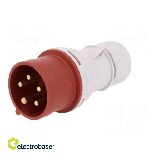 Connector: AC supply 3-phase | plug | male | 16A | 400VAC | IEC 60309 image 2