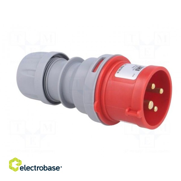 Connector: AC supply 3-phase | plug | male | 16A | 400VAC | IEC 60309 paveikslėlis 8