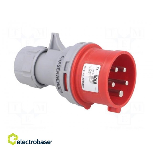 Connector: AC supply 3-phase | plug | male | 16A | 400VAC | IEC 60309 фото 8