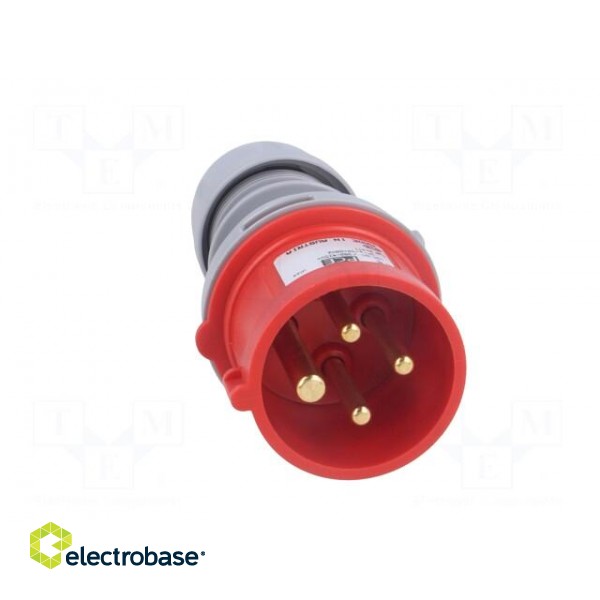 Connector: AC supply 3-phase | plug | male | 16A | 400VAC | IEC 60309 paveikslėlis 9