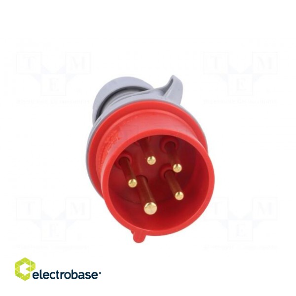 Connector: AC supply 3-phase | plug | male | 16A | 400VAC | IEC 60309 paveikslėlis 9