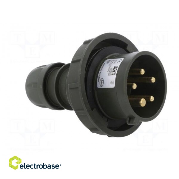 Connector: AC supply 3-phase | plug | male | 16A | 400VAC | IEC 60309 image 8
