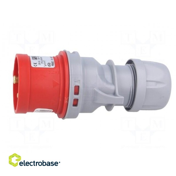 Connector: AC supply 3-phase | plug | male | 16A | 400VAC | IEC 60309 image 3