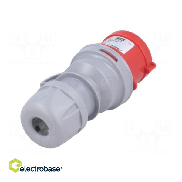 Connector: AC supply 3-phase | plug | male | 16A | 400VAC | IEC 60309 paveikslėlis 6