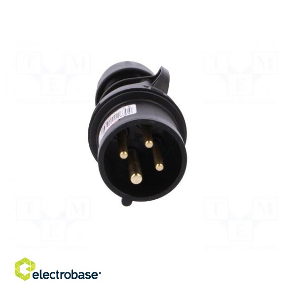 Connector: AC supply 3-phase | plug | male | 16A | 400VAC | IP44 | PIN: 4 image 9