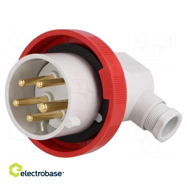 Connector: AC supply 3-phase | plug | male | 16A | 415VAC | IEC 60309 image 1