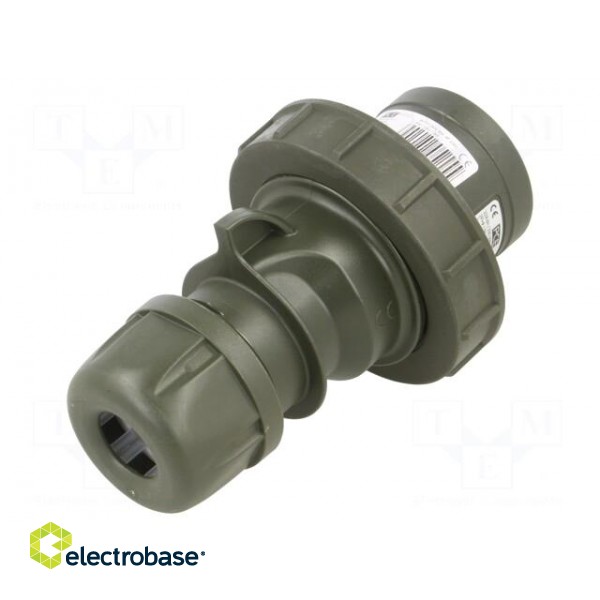 Connector: AC supply 3-phase | plug | male | 32A | 230VAC | IEC 60309 image 2