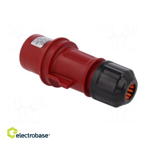 Connector: AC supply 3-phase | plug | male | 32A | 380/415VAC | IP44 image 4