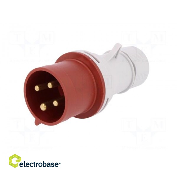 Connector: AC supply 3-phase | plug | male | 32A | 400VAC | IEC 60309 image 2