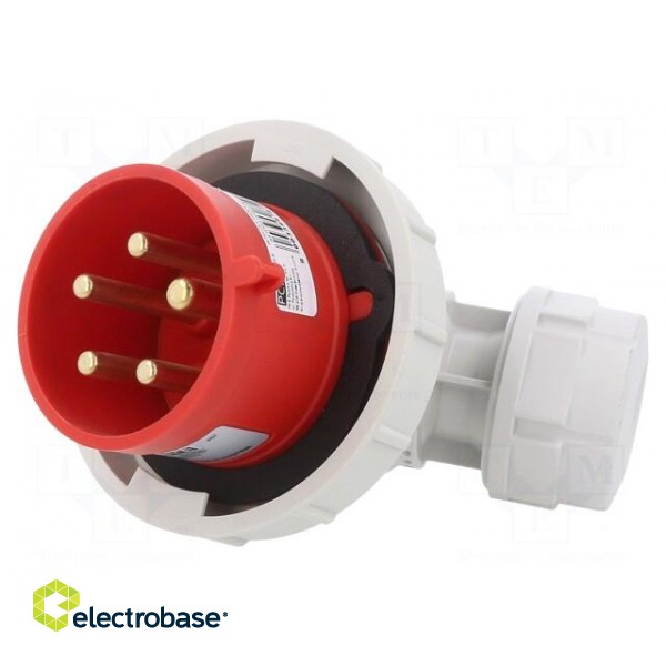 Connector: AC supply 3-phase | plug | male | 32A | 400VAC | IEC 60309 image 1