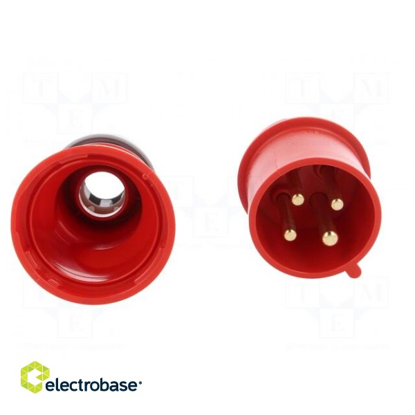 Connector: AC supply 3-phase | plug | male | 32A | 400VAC | IEC 60309 image 9