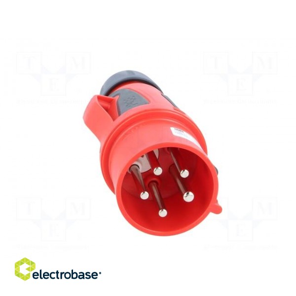 Connector: AC supply 3-phase | plug | male | 32A | 400VAC | IP44 | PIN: 5 фото 9