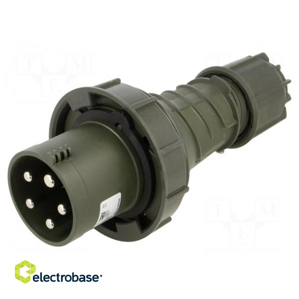 Connector: AC supply 3-phase | plug | male | 63A | 400VAC | IEC 60309 image 1