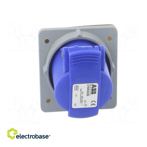 Connector: AC supply 3-phase | socket | female | 16A | 250VAC | IP44 image 9