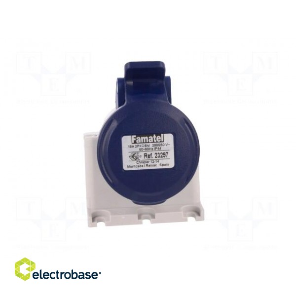 Connector: AC supply 3-phase | socket | female | 16A | 380/415VAC image 9