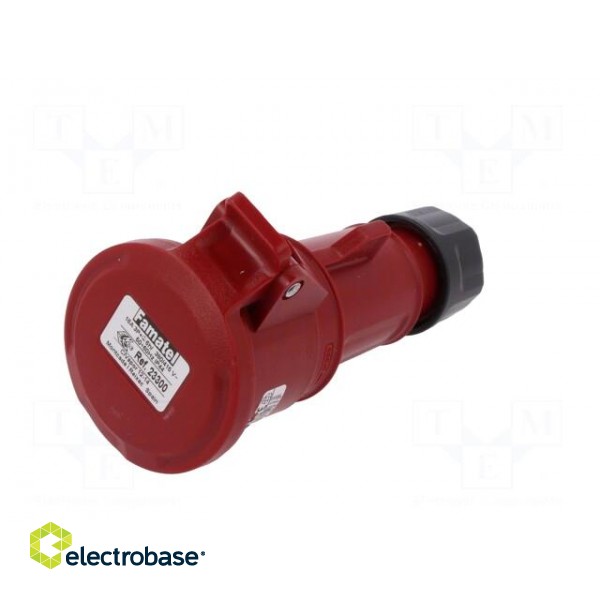 Connector: AC supply 3-phase | socket | female | 16A | 380/415VAC image 2