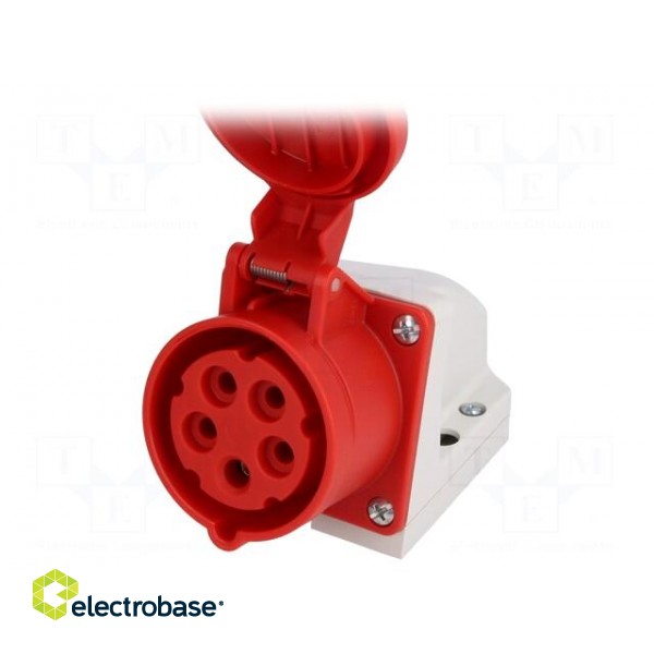 Connector: AC supply 3-phase | socket | female | 16A | 400VAC | IP44 фото 4