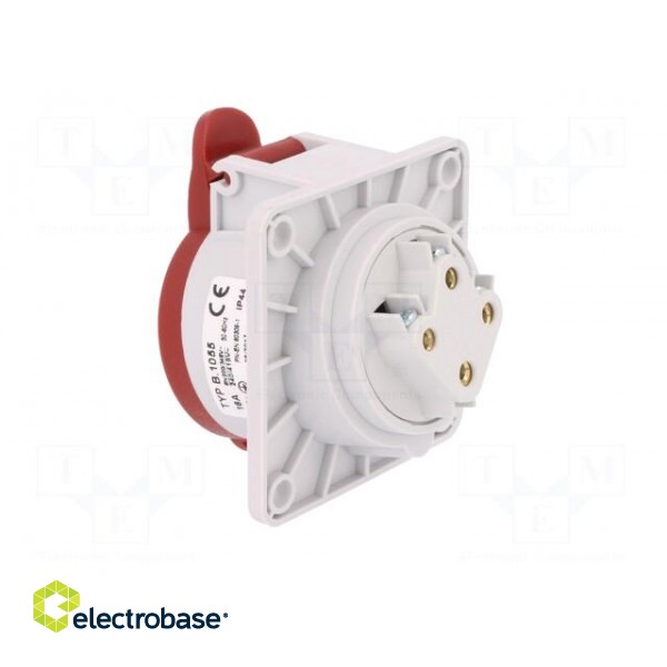 Connector: AC supply 3-phase | socket | female | 16A | 400VAC | IP44 image 3