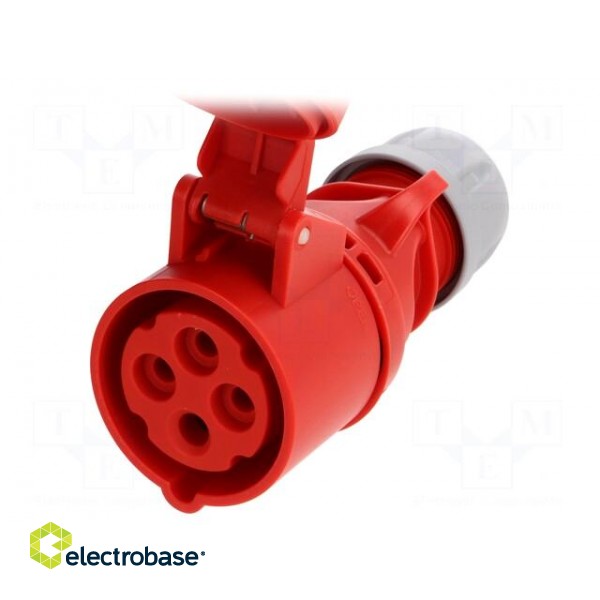 Connector: AC supply 3-phase | socket | female | 16A | 400VAC | IP44 image 2
