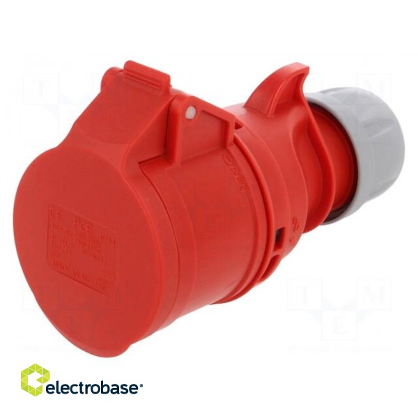 Connector: AC supply 3-phase | socket | female | 16A | 400VAC | IP44 фото 1