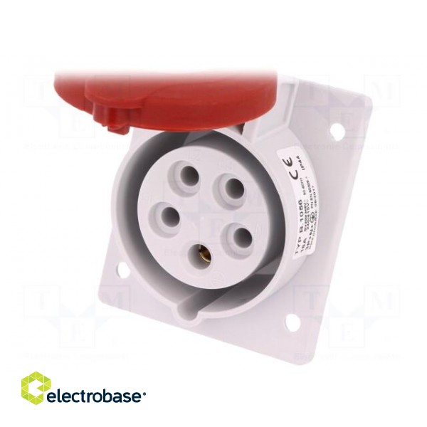 Connector: AC supply 3-phase | socket | female | 16A | 400VAC | IP44 image 1