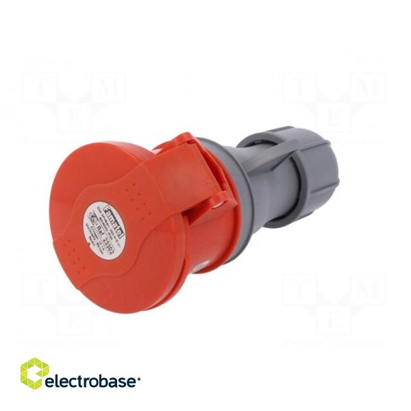 Connector: AC supply 3-phase | socket | female | 32A | 380/415VAC фото 2
