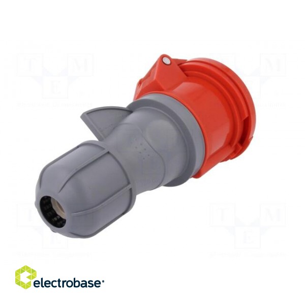 Connector: AC supply 3-phase | socket | female | 32A | 380/415VAC фото 6