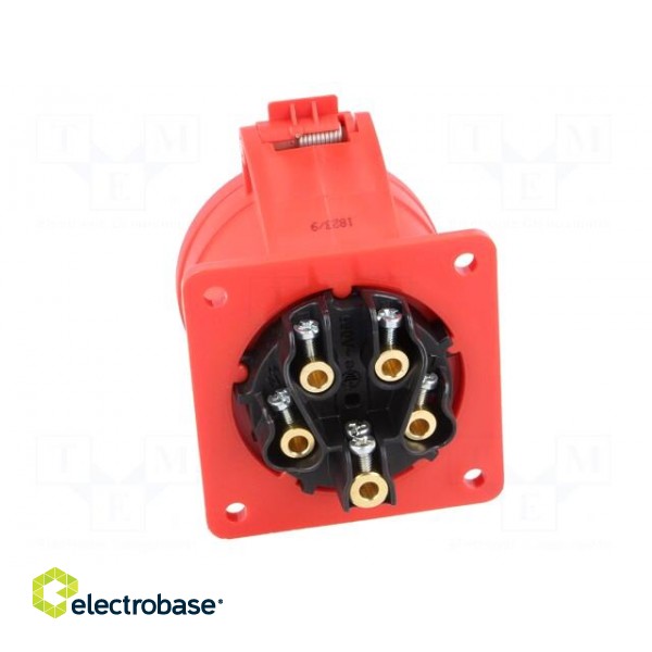 Connector: AC supply 3-phase | socket | female | 32A | 400VAC | IP44 image 5