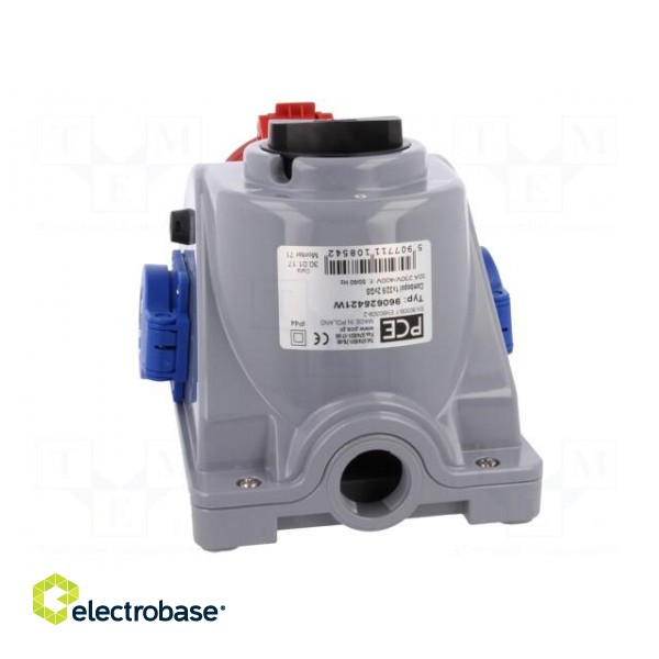 Connector: AC supply 3-phase | socket | female | 32A | 400VAC | IP44 фото 6