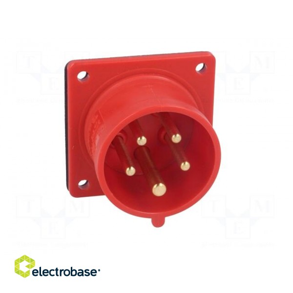 Connector: AC supply 3-phase | socket | male | 16A | 400VAC | IEC 60309 paveikslėlis 9